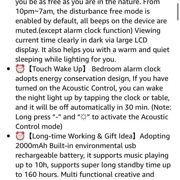 Uplayteck Alarm Clock - Picture 12 of 16
